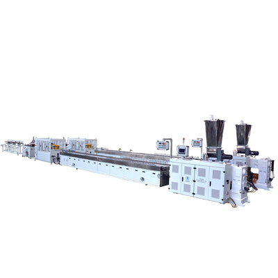 Buy Plastic PVC Profile Exrusion Machine PLC Control System Siemens Motor online manufacture
