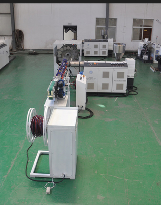 Buy PVC flexible soft tube transparent garden pipe 10-38mm extrusion making machine production line with SJ75/30 Extruder online manufacture
