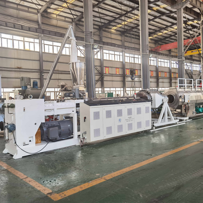 Buy 110-250/ 315-630 Single PVC Pipe Making Machine PVC Pipe Production Line online manufacture