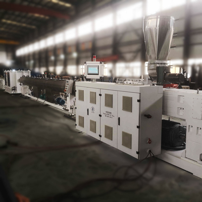 Buy Shenzhen HYPET 90-110/110-160mm PVC 3 layers Pipe Production Line online manufacture