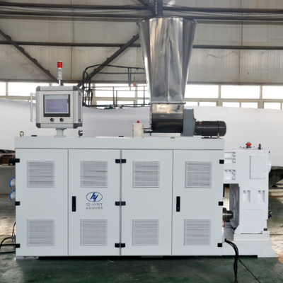 Buy Shenzhen HYPET Higher Output Higher Filler Longer Lifttime Vertical Gear Box Type PVC Extruders Machine online manufacture