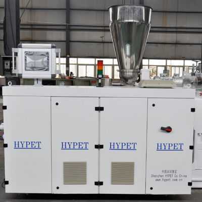 Buy Shenzhen HYPET Twinc Conic Scrwe Extruder Machine Parallel Twin Screw Extruder Machine Double Screw Extruder Machine online manufacture