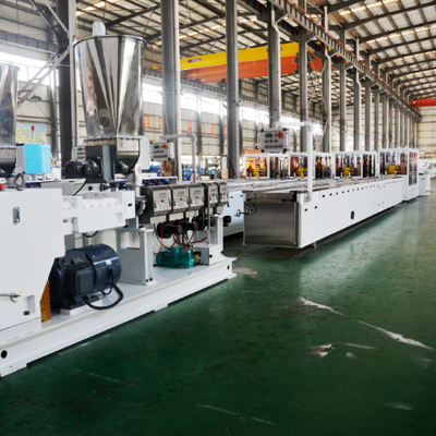 Buy China Manufacturer Customized WPC Anti Slip Wood Plastic Composite Outdoor PVC PP PE WPC Foamed Decking Floor Making Machine online manufacture
