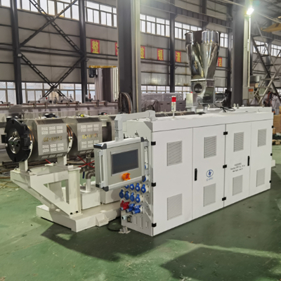Buy Shenzhen HYPET PS65/75/90/110/112/125/130/150/160 Parallel Twin Screw Plastic Extruders online manufacture