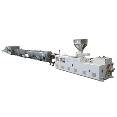 Buy PVC Pipe Making Machine / Plastic Pipe Extrusion Line 200 - 400mm online manufacture