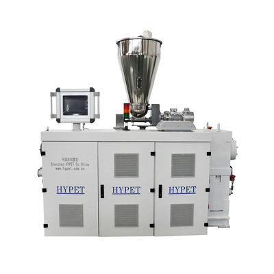 Buy 30KW Motor Power Twin Screw Extruder ZS55/120 for UPVC CPVC OPVC SOFT HARD PVC 4 Heating Zones Output 280kg/h online manufacture