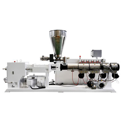 Buy Dual Screw Extruder Machine / PVC Parallel Screw Extruder Machine HYPS90/28 online manufacture