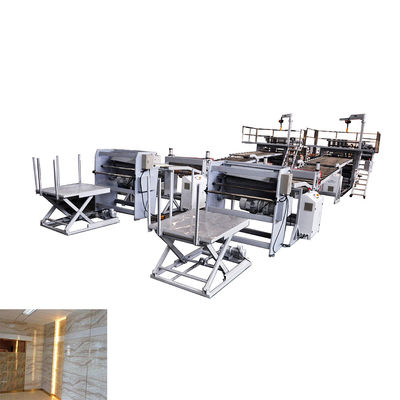 Buy Marble Stone Pvc Sheet Extrusion Line With UV Coating Max Width 1220 online manufacture