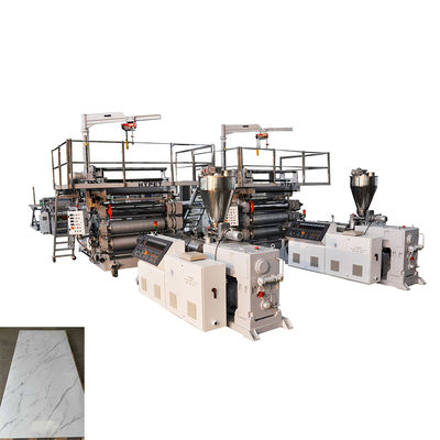 Buy Plastic Board Extrusion Machine For Pvc 1220 Marble Sheet Production online manufacture
