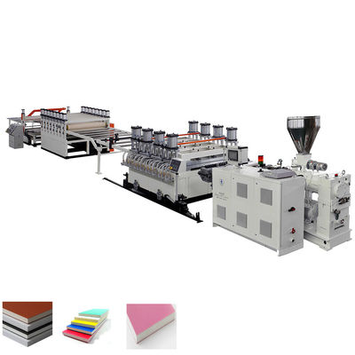 Buy WPC PVC Foam Board Plastic Sheet Extruder Machine Electric Heating online manufacture