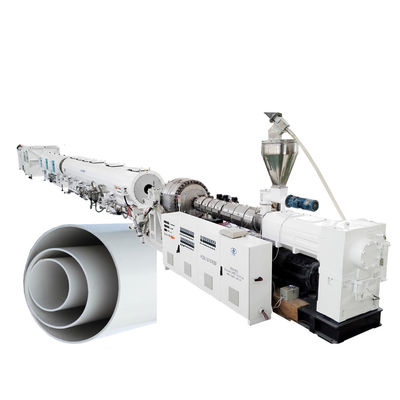 Buy HYPET High Output PVC Big Size Pipe Production Line315/400/500/630mm Pipe Making Machine By ZS92/188 Conic Twin Extruder online manufacture