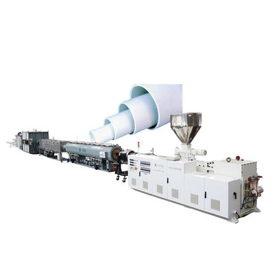 Buy PVC Pipe Extrusion Line With ZS80/173 Double Screw Extruder Output More Than 700kg/h online manufacture