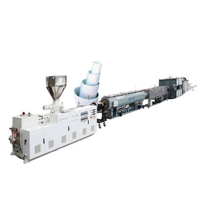 Buy UPVC Pipe Making Machine With Parallel Twin Screw Extruder online manufacture