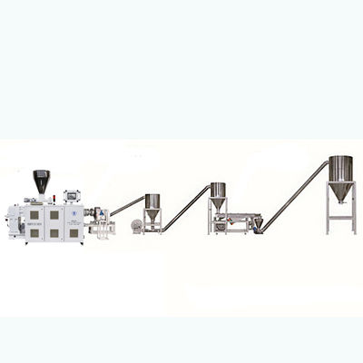Buy Wood Plastic Composite Mixed Pelleting Extruder HDPE / LDPE / PP / PET Pellet Making Machines , PVC WPC Granules Making Machine online manufacture