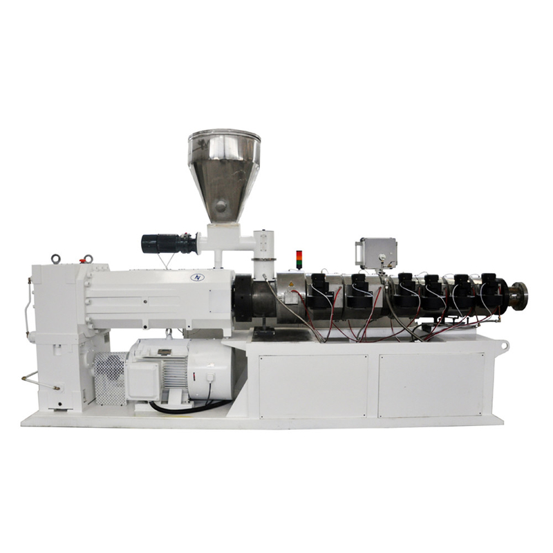 PVC Conic Twin Screw Double Screw Extruder ZS110/220 With 200kw High Output Longer Life