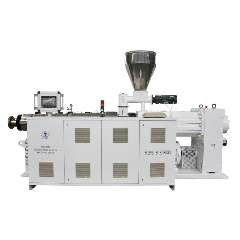 PVC Conic Twin Screw Double Screw Extruder ZS110/220 With 200kw High Output Longer Life