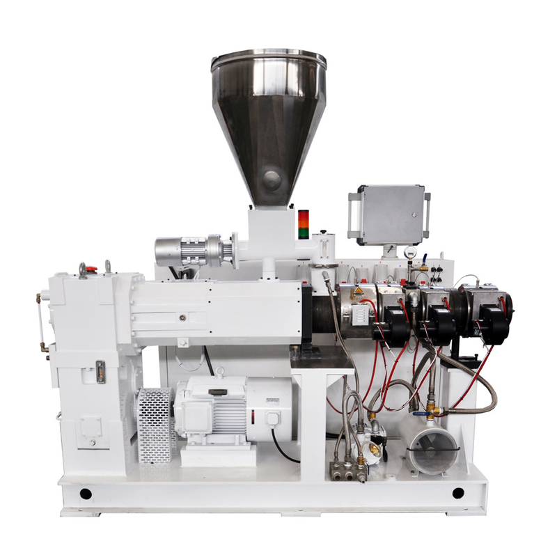 Double Head Station 20-63mm PVC UPVC Conduit Electric Cable Pipe Tube Make Machine Line With ZS65/132 37kw Output 320kg