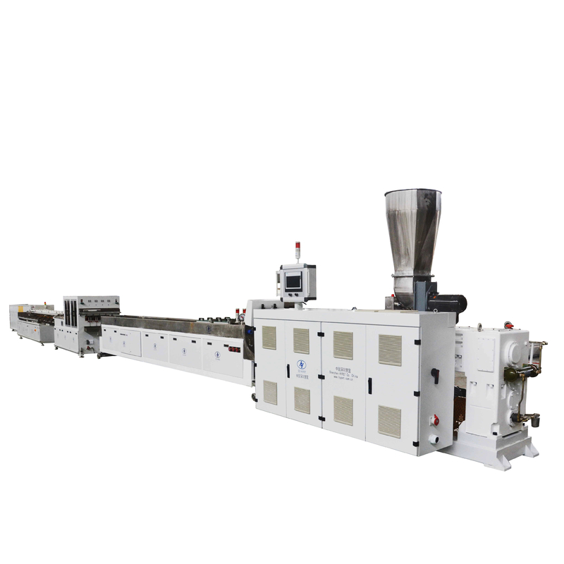 Double Head Station 20-63mm PVC UPVC Conduit Electric Cable Pipe Tube Make Machine Line With ZS65/132 37kw Output 320kg