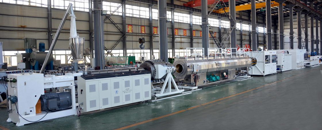 HYPET High Output PVC Big Size Pipe Production Line315/400/500/630mm Pipe Making Machine By ZS92/188 Conic Twin Extruder