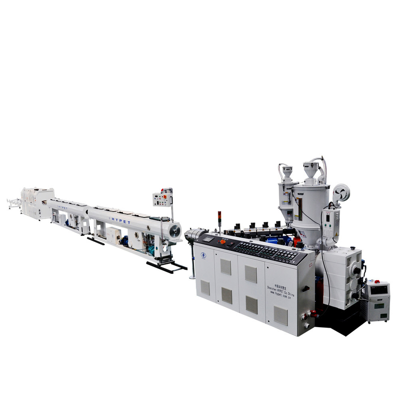 160-400mm Pipe Making Machine HDPE Extrusion Line High Capacity For HDPE/PE/PP/PPR SJ90/38