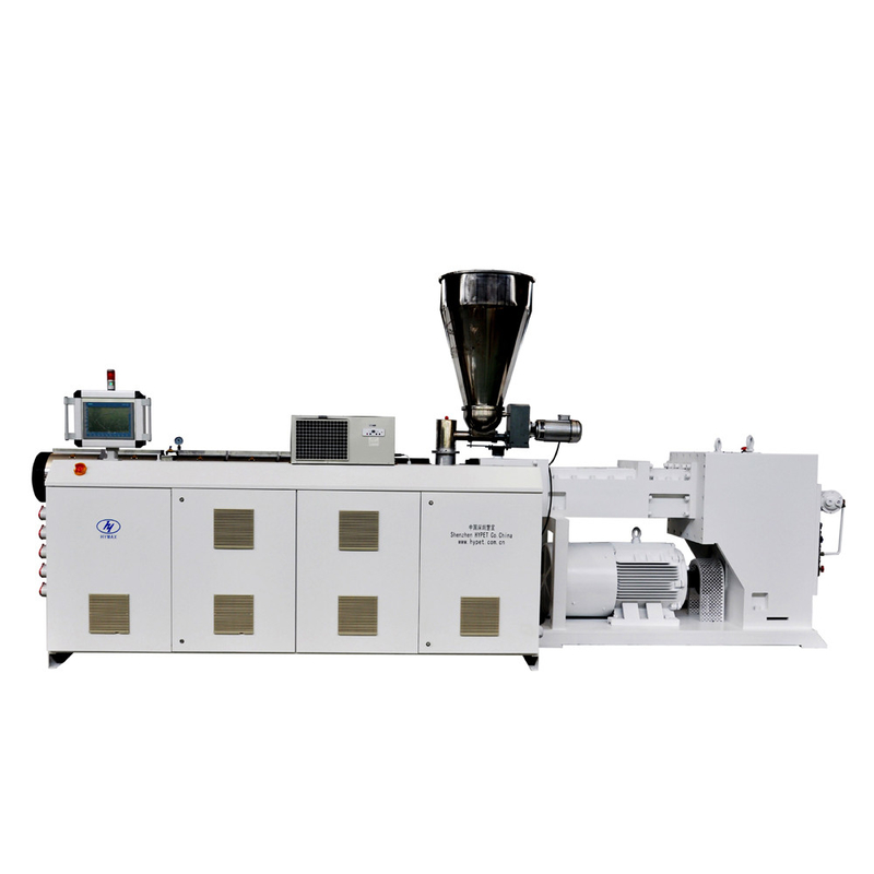 HYPS107/28 Parallel Twin Screw Pelletizing Production Line For PVC Cable Pellets Injection Granules Output 800k/h