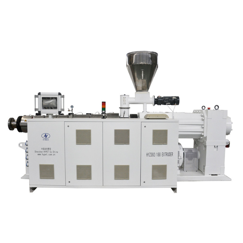 ZS95/188 110kw 1200kg/h Twin Conic Double Screw Plastic Extruder Vertical Style Gear Box High Torque For PVC Material