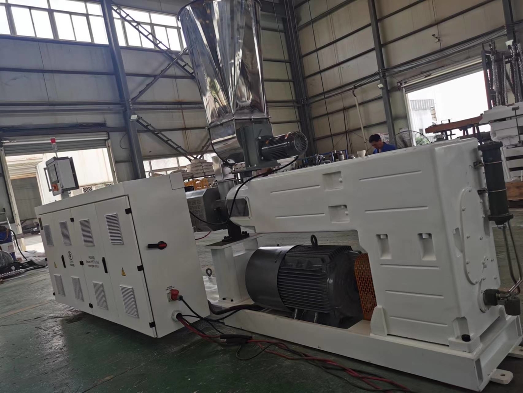 Made In China Hotsale UPVC CPVC OPVC PVC Parallel Twin Screw Extruder HYPS92/28 With High Output Capacity And Less Power
