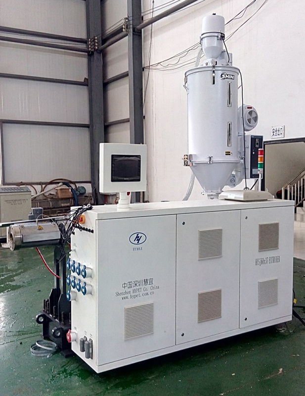 LDPE HDPE PPR ABA/ABC Composite Pipe Making Machine HYSJ60/38 55kw Plastic Single Screw Extruder 5 Heating Zones