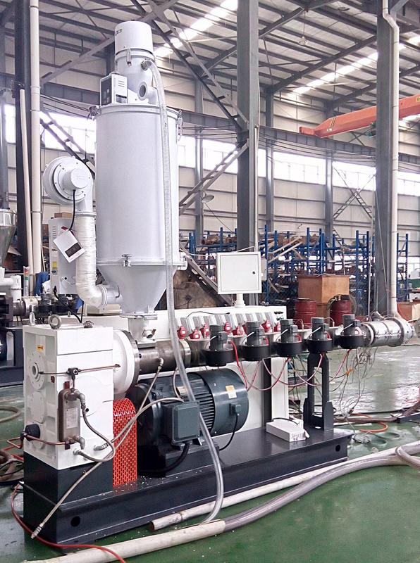 LDPE HDPE PPR ABA/ABC Composite Pipe Making Machine HYSJ60/38 55kw Plastic Single Screw Extruder 5 Heating Zones