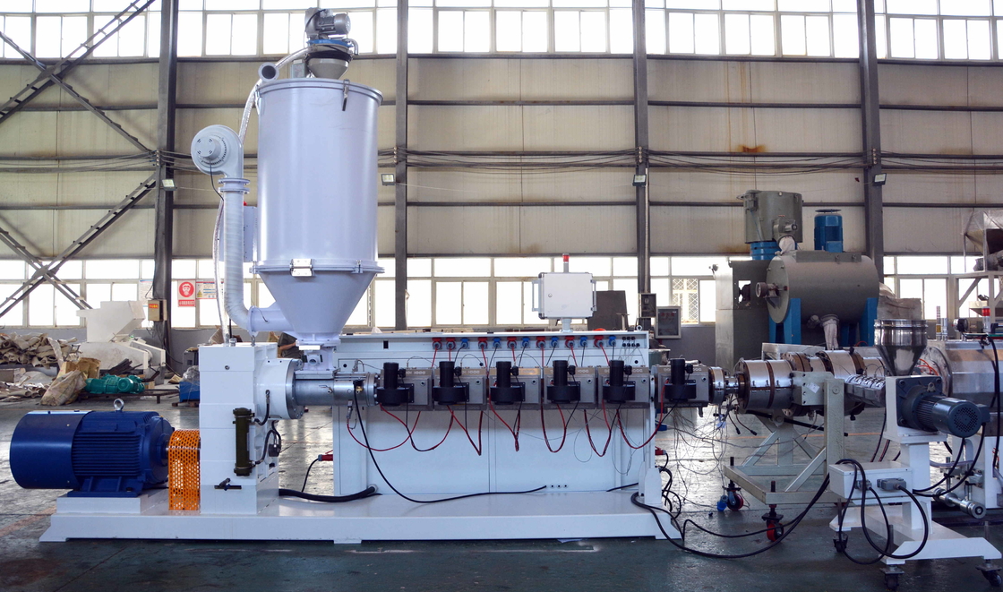 High Widely Used HYSJ90/38 160kw 620kg/h Single Screw Extruder For PE PP Profile Sheet Hollow Grid Sheet Board
