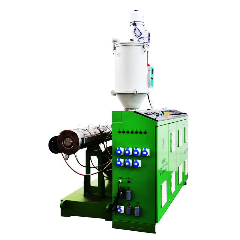 SJ90/28 45kw Motor 220kg/h Single Screw Extruder For PPR PPH Hot Cold Water Pipe In Three Layer Double Station
