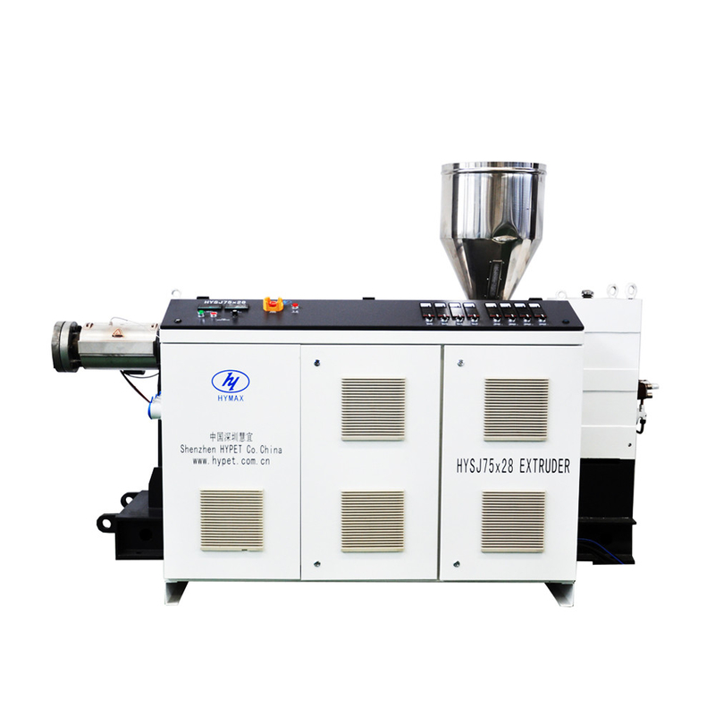 Waste material recycled LDPE HDPE PP Plastic extrusion machine single screw Extruder SJ75/30 for pellets pipe profile