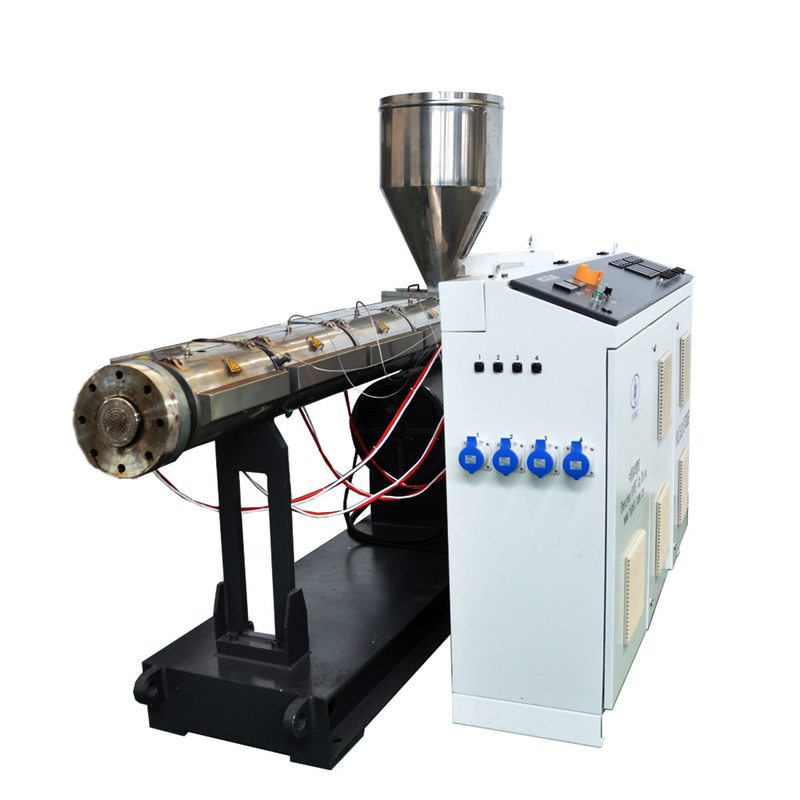 Waste material recycled LDPE HDPE PP Plastic extrusion machine single screw Extruder SJ75/30 for pellets pipe profile