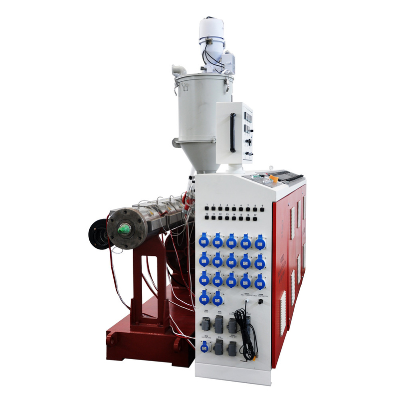 80kg/h Output Plastic Recycling Single Screw Extruder SJ65/28 with Ground Gear Surface