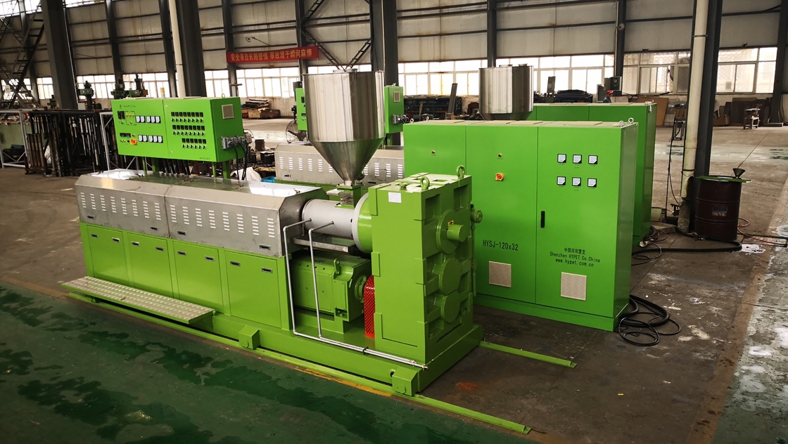 New Model SJ120/30 90kw extrusding Tpu Color Masterbatch pellets profile sealer soft PVC selaer strip Single screw
