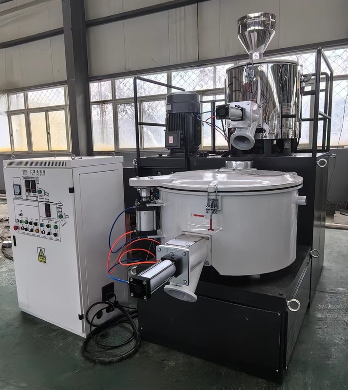 Small size SRL 100/200 of vertical hot speed mixer machine for PVC raw material in lab using /small scale PVC using