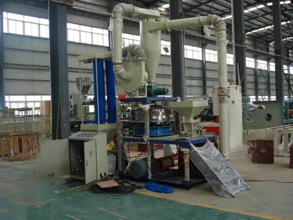 High Speed PP PE round disk blade type Plastic Milling Pulverizer Machine / water cooling plastic pulverizing machine