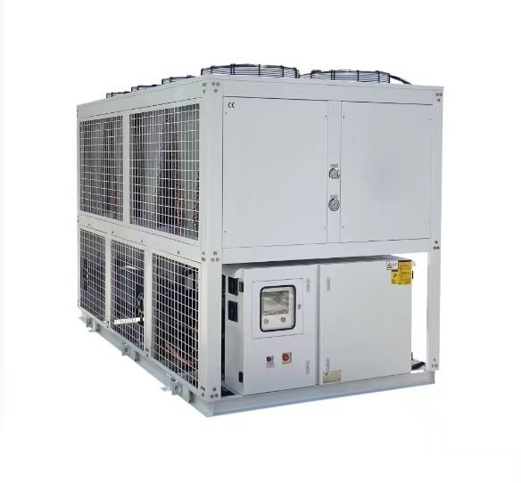 Easy To Operate Auxialliary Machine Air Cooled Chiller HYSC-100A With Screw Type