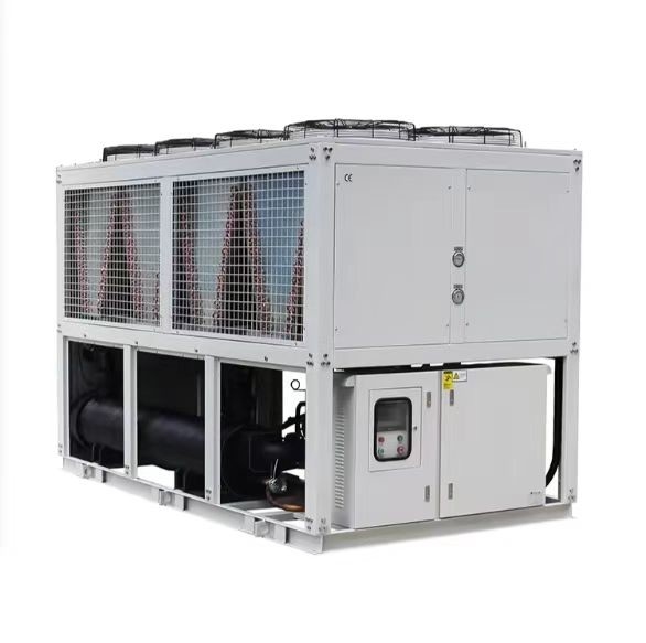 Easy To Operate Auxialliary Machine Air Cooled Chiller HYSC-100A With Screw Type