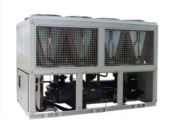 Easy To Operate Auxialliary Machine Air Cooled Chiller HYSC-100A With Screw Type