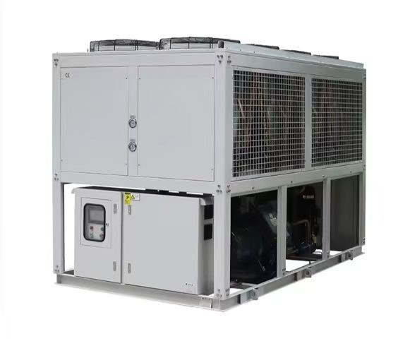 Easy To Operate Auxialliary Machine Air Cooled Chiller HYSC-100A With Screw Type