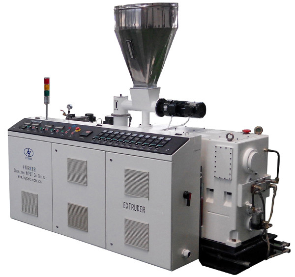 Easy Operation 16-50mm PVC Single Wall Corrugated Pipe Making Machine With Conic Twin Screw Extruder HYZS51/110