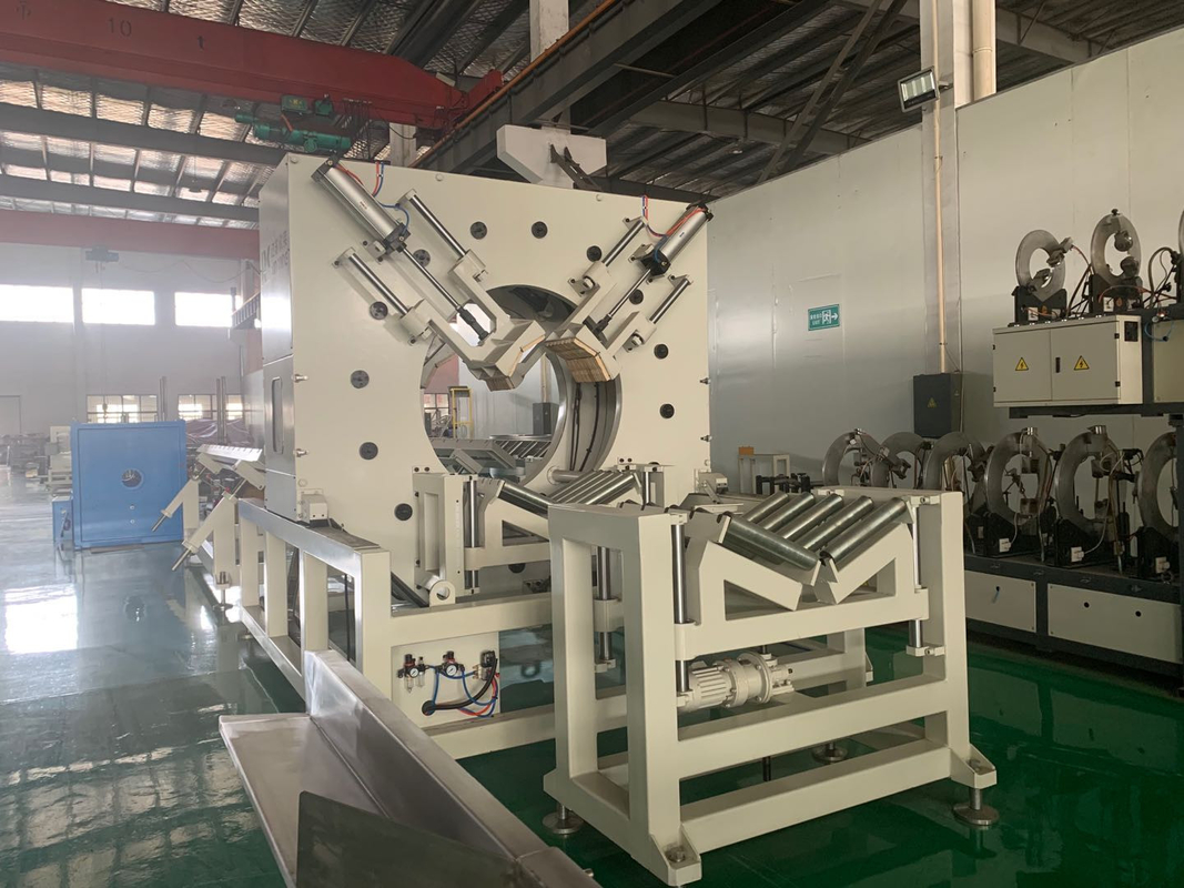 400mm -1000mm Plastic HDPE PE Pipes Manufacturing Machines Production Line With Big Single Screw Extruder SJ150/38  Motor 400kW And Output 1400kg/h