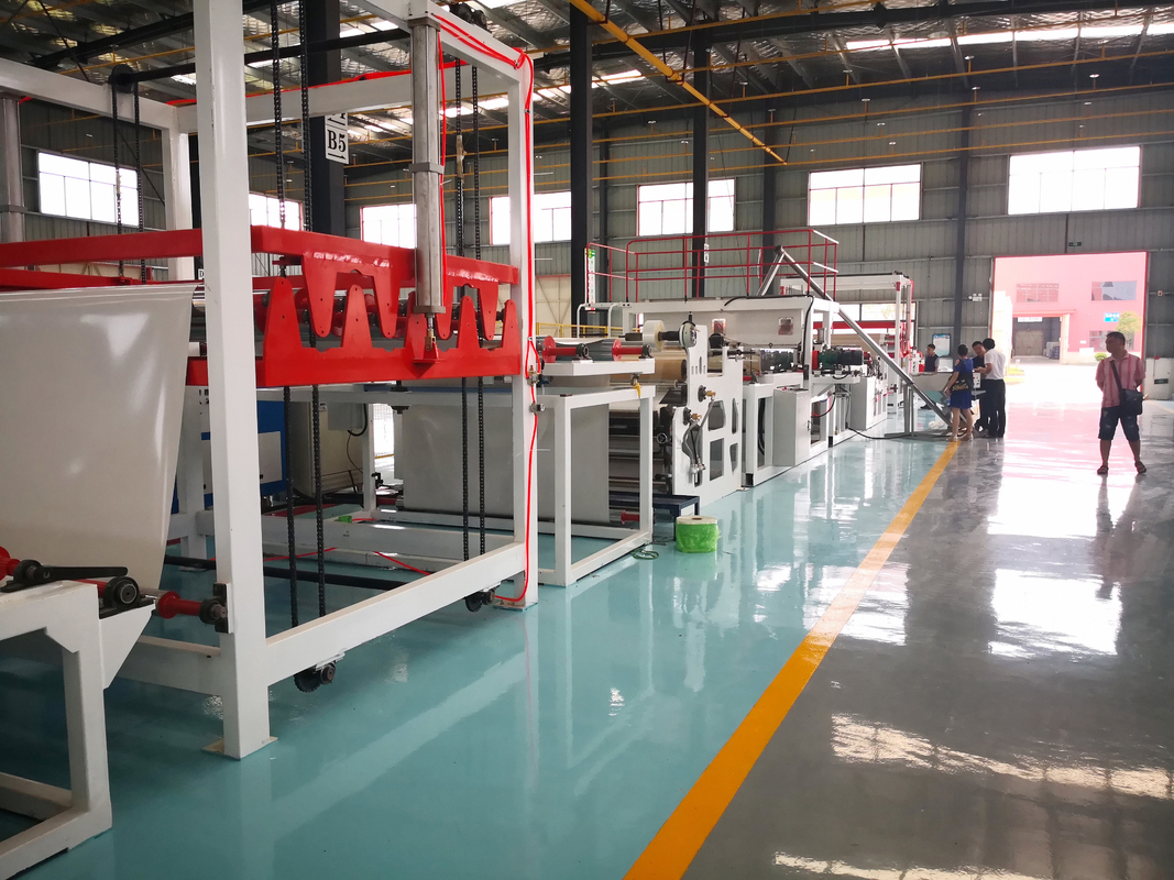 Automatic Hot Melt Adhesive Coating / Film Coating And Sand Coating Production Line Customizable