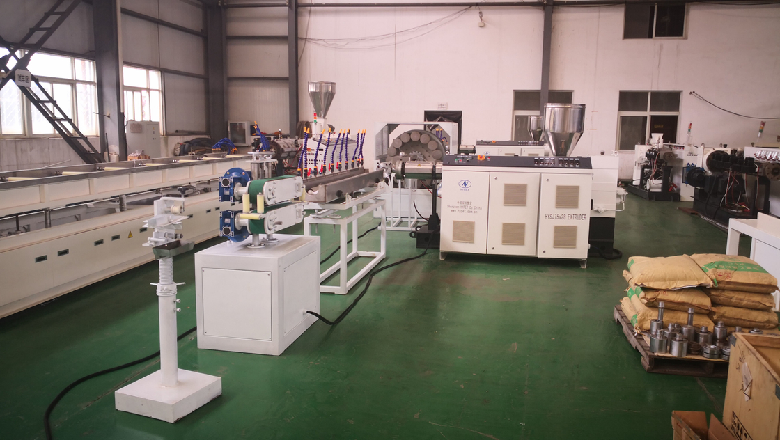 10-38mm PVC Fiber Reinforced Hose Machine Two Layers Soft Pvc & One Layer Fiber