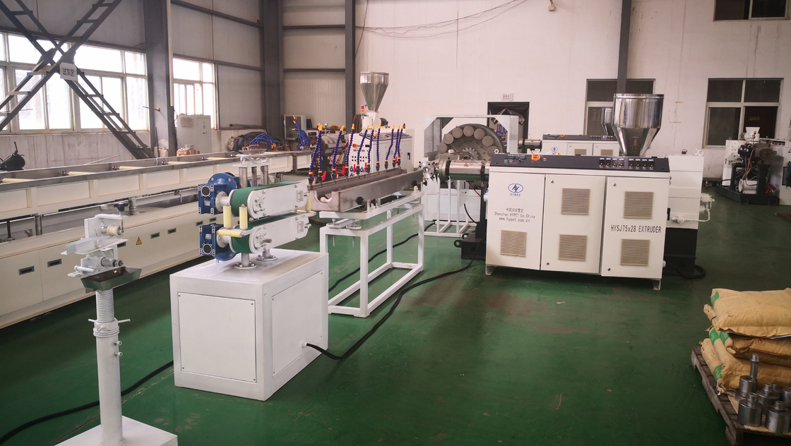 10-38mm PVC Fiber Reinforced Hose Machine Two Layers Soft Pvc & One Layer Fiber