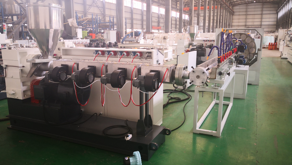 10-38mm PVC Fiber Reinforced Hose Machine Two Layers Soft Pvc & One Layer Fiber