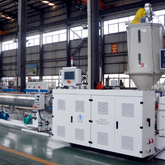Shenzhen HYPET 20-63 PPR Pipe Production Line , Three Layers HDPE PE 20-1200mm Pipe Making Machine
