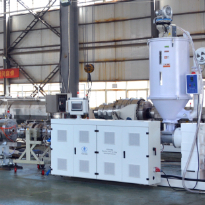 Shenzhen HYPET 20-63 PPR Pipe Production Line , Three Layers HDPE PE 20-1200mm Pipe Making Machine