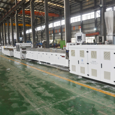 Shenzhen HYPET Popular PVC Wire Duct Cable Extrusion Machine With Punching Machine And Slotting Machine